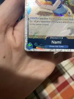 Nami P-053 English Jolly Roger Holo Foil Promo PRB01 One Piece Card Game TCG CCG - Image 4