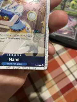 Nami P-053 English Jolly Roger Holo Foil Promo PRB01 One Piece Card Game TCG CCG - Image 5