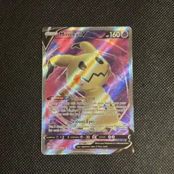 Pokemon Mimikyu v Full Art Battle Style Card Near Mint Condition 148/163 NM - Image 1