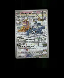 Fan-ART READ DESCRIPTION BELOW HOLO Metagross Card Metagross Pokemon Card p2 - Image 1