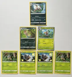 Seedot Nuzleaf Shiftry Pokemon Card Lot 7x Evolving Skies Lost Origin LP/NM - Image 1