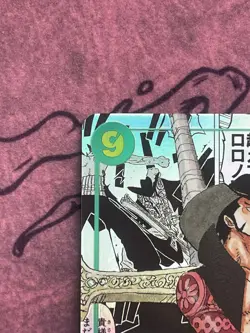 Mihawk OP14-119 SEC Manga Alt Art The Azure Sea's Seven ONE PIECE Card Japanese - Image 2