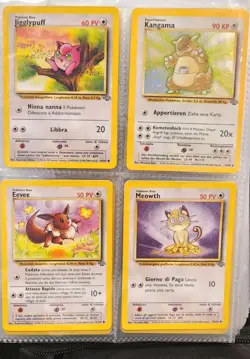 Pokemon TCG Vintage Foreign Card Lot - 68 WOTC Cards - 1 Holo - Binder Included - Image 1