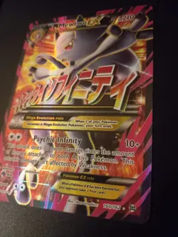Pokemon Card - M Mewtwo EX (Full Art) 160/162 XY BREAKthrough Ultra Rare Holo - Image 2