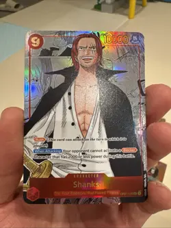 One Piece CCG Shanks English Manga Alternate Art OP01-120 Custom Card - Image 1