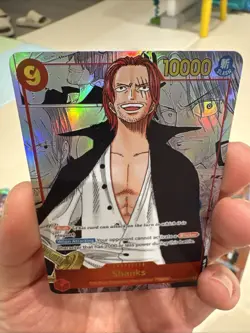 One Piece CCG Shanks English Manga Alternate Art OP01-120 Custom Card - Image 5