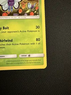 POKEMON TCG: BUTTERFREE 3/149 SUN MOON BASE SET NON HOLO RARE CARD NM - Image 2
