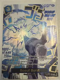 One Piece Card Game Boeuf Burst OP12-060 R Alt Art Event - Image 3