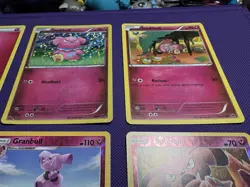 Pokemon TCG Lot of eight fairy cards! Snubull, Granbull, Slurpuff, and Spritzee. - Image 4