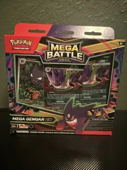 Pokemon Mega Battle Deck Mega Gengar EX Foil Cards 60 Card Deck English - Image 1