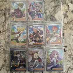 pokemon trainers cards Total Of 8 Cards - Image 1