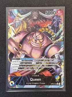 QUEEN OP04-040 KINGDOMS OF INTRIGUE ONE PIECE English Alt Art Leader NM - Image 1