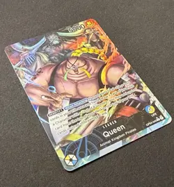 QUEEN OP04-040 KINGDOMS OF INTRIGUE ONE PIECE English Alt Art Leader NM - Image 3