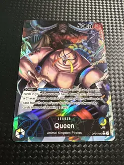 QUEEN OP04-040 KINGDOMS OF INTRIGUE ONE PIECE English Alt Art Leader NM! - Image 1
