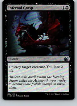 Infernal Grasp Innistrad: Midnight Hunt Foil - Image 1