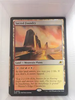 Sacred Foundry - R from Edge of Eternities #256 - in LP-NM condition - Image 1