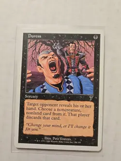 Duress - 7th Edition - MP - Common - Sorcery - MTG - Image 1
