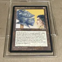 1996 MTG Helm of Obedience Alliances Mint (Never Played) magic the gathering - Image 2