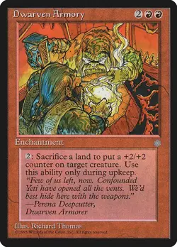 Dwarven Armory 1x MtG Ice Age ICE SP/NM - Image 1
