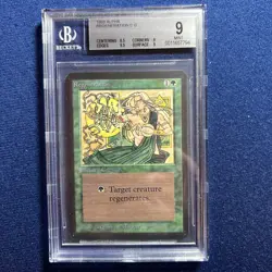 MTG Alpha C G Regeneration BGS 9 Mint (9.5 edges) 1993 - Image 1