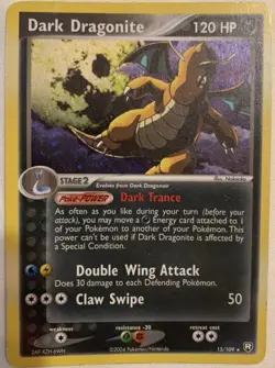 GMA 5 Dark Dragonite Team Rocket Returns Holographic Pokemon Card FBG C+ - Image 3