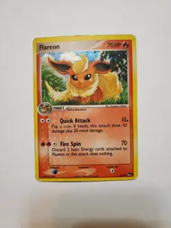 Pokemon TCG Flareon 2/17 Holo Pop Series 3 MP - Image 2