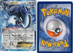 Lugia EX 102/113 Holo Rare EX Legendary Treasures Pokemon LP - Image 3