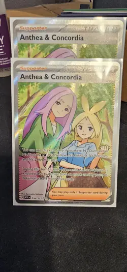 Lot of 2 Anthea and Concordia 254/217 Ascended Heroes Pokemon Full Art Trainer - Image 3