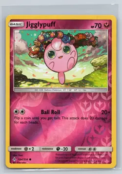 Pokemon SM - Unbroken Bonds Jigglypuff Reverse Holo #134/214 - Image 1