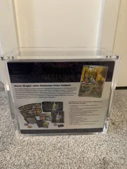 Pokemon Scarlet & Violet - Paldean Fates - Elite Trainer Box ETB - acrylic case - Image 2