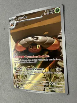 Pokemon TCG * Destined Rivals 186/182 Crustle Illustration Rare * NM FRESH PK - Image 2