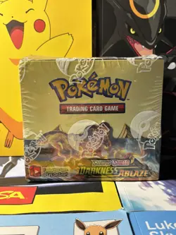Pokemon Sword & Shield Darkness Ablaze Booster Box Sealed - Image 1