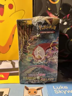 Pokemon Sword & Shield Darkness Ablaze Booster Box Sealed - Image 3