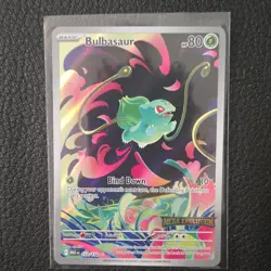 Pokemon TCG Bulbasaur 133/132 Mega Evolution Secret Rare Holo 80HP - Image 1