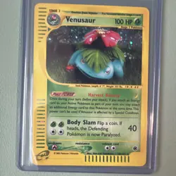 Pokemon TCG Venusaur 30/165 Expedition Base Set Holo Rare 100HP 2002 Yoshikawa - Image 1