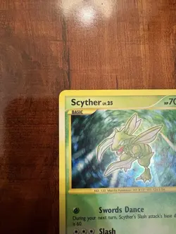 Pokemon Scyther 130/127 Platinum Base Set Secret Rare Holo HP 🍃 - Image 3