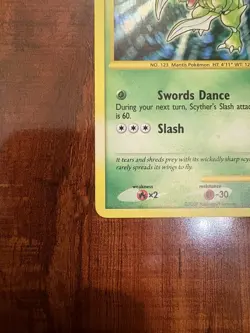 Pokemon Scyther 130/127 Platinum Base Set Secret Rare Holo HP 🍃 - Image 5