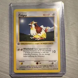 Pokemon Pidgey Base Set Shadowless 1st Edition Common 57/102 40 HP Whirlwind - Image 1