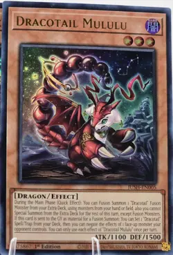 Dracotail Mululu | Ultra Rare | NM JUSH-EN005 | 1st Ed | Yu-Gi-Oh! - Image 1
