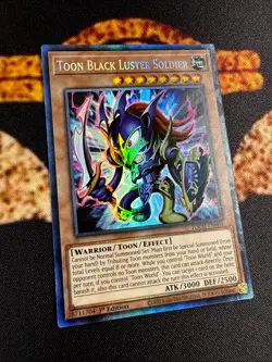 YUGIOH • TOON BLACK LUSTER SOLDIER • COLLECTORS RARE • TOCH-EN001 • 1st ED • NM - Image 4