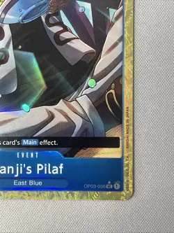 One Piece - PRB-01 - Sanjis Pilaf - OP03-056 Alt Art Holo Foil - Image 4