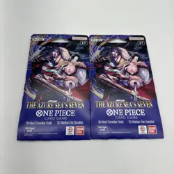 One Piece TCG: The Azure Sea's Seven Lot Of ×2 Sleeved Boosters OP-14 English - Image 1