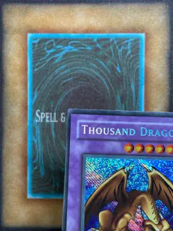 Yugioh Thousand Dragon MRD-143 Secret Rare REVERSE FOIL Misprint Error NM - Image 4