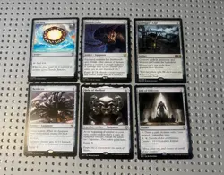 Magic: the Gathering 6 artifact cards. 5 RARE one SOL Ring - Image 1