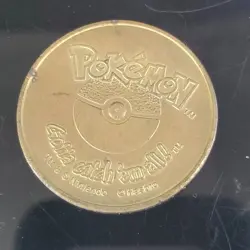 VTG 1999 POKEMON Mixed lot Lenticular Cards Marble Coin TV Keychain Game Topps - Image 4