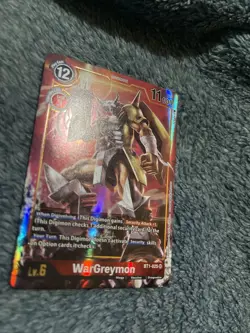 Digimon Card Game - BT1-025 SR - WarGreymon (Alternate Art) *Near Mint* - Image 2