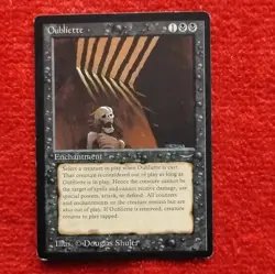 Magic: The Gathering Oubliette Enchantment Douglas Shuler Arabian Nights - Image 1