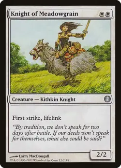 MTG - Knight of Meadowgrain - Duel Decks - Magic the Gathering - Image 1