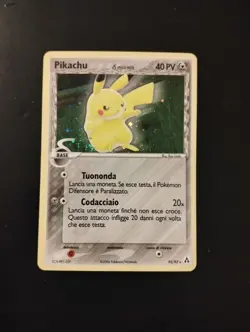 Carte Pokemon PIKACHU 93/92 Specie Delta ITA Holo Italiano - Image 1