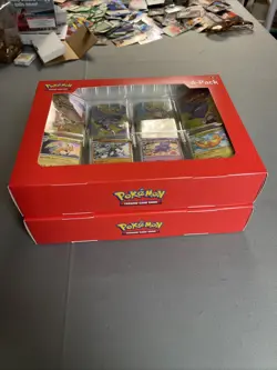 (2) Pokemon 151 Mini Tin 4-Pack Sam’s Club Exclusive Display • Sealed w/ Promos - Image 2